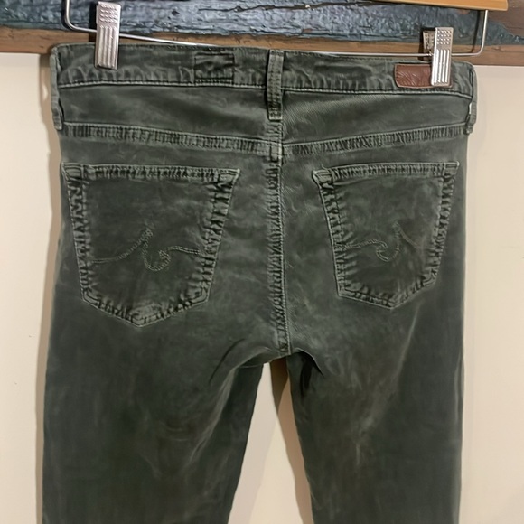 Ag Adriano Goldschmied The Stevie Ankle Slim Straight Corduroy Pants Size 26 - Picture 11 of 16
